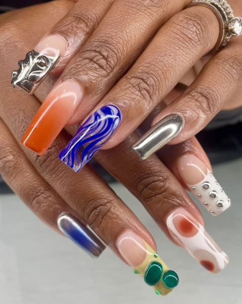 nail trends 2026 mismatched nails